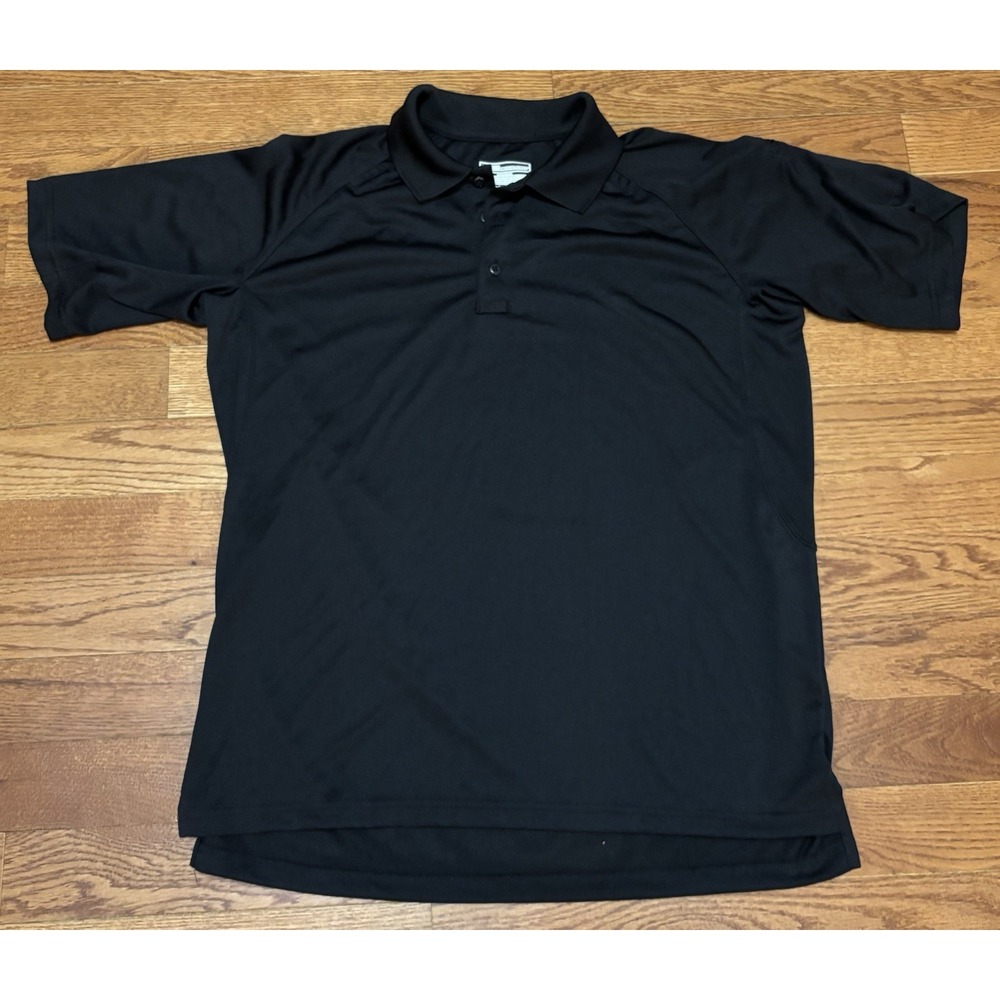 5.11 Tactical Series Shirt Men's Large Black Polo Polyester Military Security